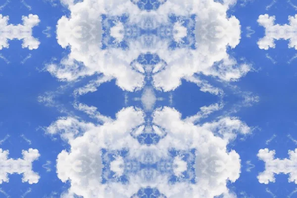 mavi gökyüzü ve bulut kavramı, seamless modeli için arka plan güzel