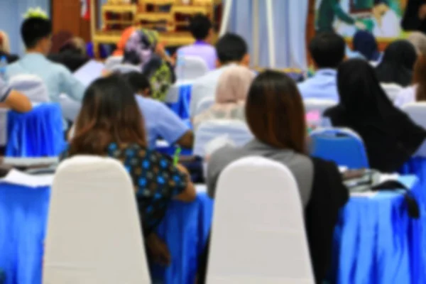 Focus Wazig Met Business Onderwijs Opleiding Conferentie Een Vergaderzaal — Stockfoto