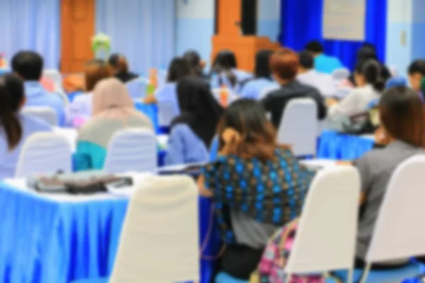 Focus Offuscato Con Business Education Conferenza Formazione Una Sala Riunioni — Foto Stock