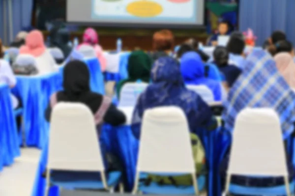 Fokus Verschwimmt Mit Business Education Training Konferenz Einem Konferenzraum — Stockfoto