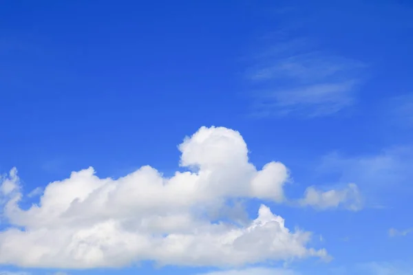 Céu Azul Com Nuvem Nuvem Chuva Arte Natureza Bonito Espaço — Fotografia de Stock