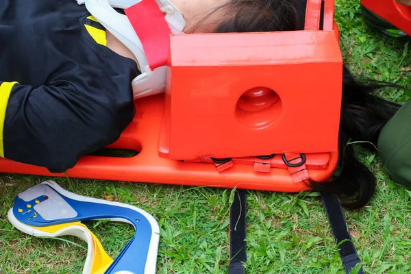 Camilla Rescate Servicio Médico Emergencia Paciente Ayuda Una Situación Rescate —  Fotos de Stock