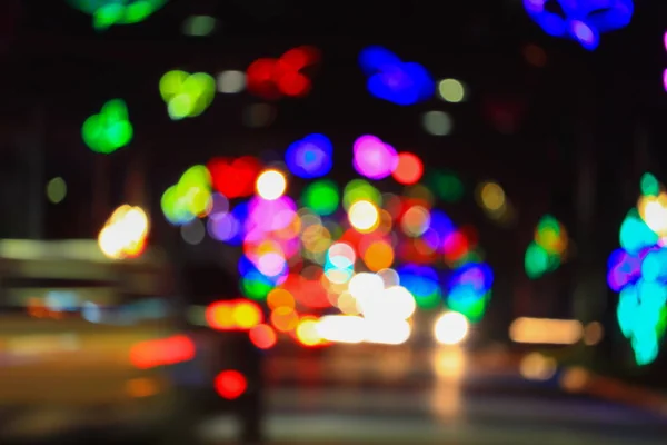 Abstrato Fundo Circular Bokeh Christmaslight — Fotografia de Stock