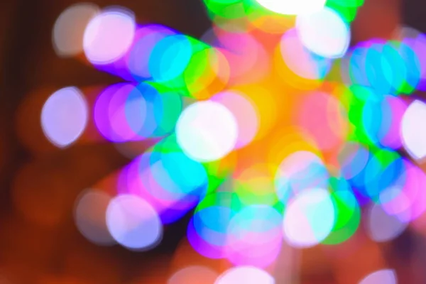 Abstrakte Kreisförmige Bokeh Hintergrund Des Weihnachtslichts — Stockfoto