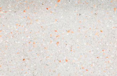 terrazzo floor. small stone orange old texture or marble background clipart