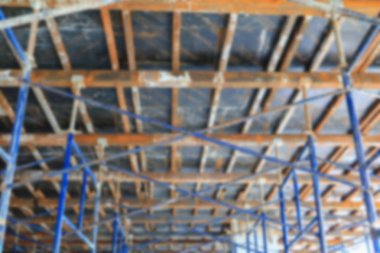 odak iskele çelik iş inşaat site binada bulanıklık