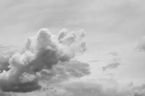 Sky Cloud Gyönyörű Fotó Fekete Fehér Háttér — Stock Fotó