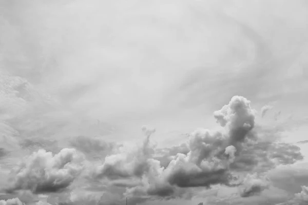Obloha Cloud Krásné Černobílá Fotografie Pozadí — Stock fotografie