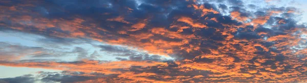 Panorama Sonnenuntergang Himmel Schön Der Dämmerung Schöner Hintergrund — Stockfoto