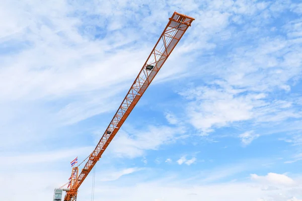 Grúa Obras Construcción — Foto de Stock