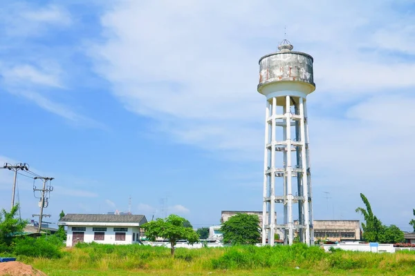 Torre Tanque Água Velha Para Agricultura Landscap — Fotografia de Stock