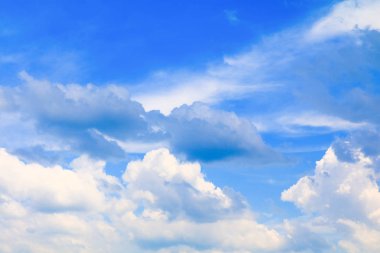 Mavi gökyüzü bulut doğa güzel yaz sanat ile canlı 