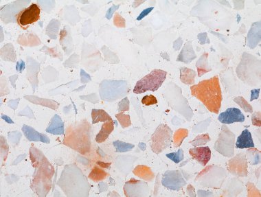 Terrazzo kat desen taş doku. Konsept tasarımı arka planı için