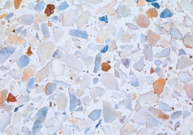 Terrazzo kat desen taş doku. Konsept tasarımı arka planı için