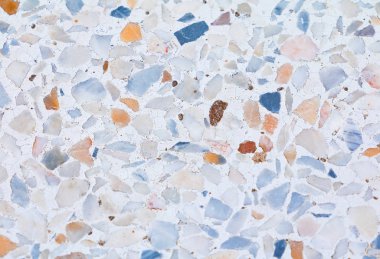 Terrazzo kat desen taş doku. Konsept tasarımı arka planı için