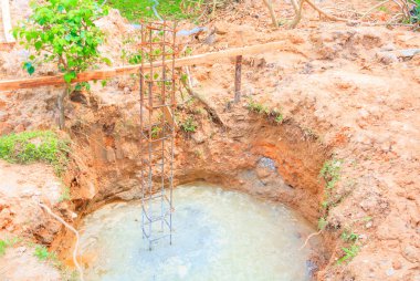 metal site bina Vakfı inşaat delik sonrası 