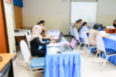 Toplantı iş adamları bulanıklık Semineri Finans eğitim 