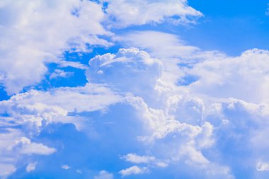 Mavi gökyüzü bulut doğa güzel yaz sanat ile canlı 