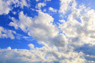 Panorama gökyüzü ve bulut yaz zaman güzel arka plan