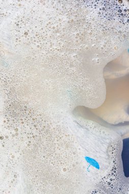 arka plan doku olarak deterjan köpük balonu 