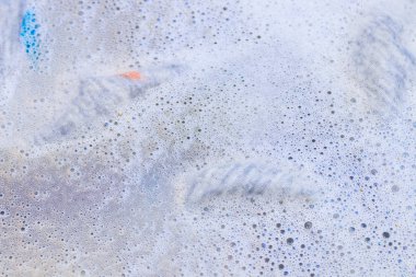 arka plan doku olarak deterjan köpük balonu 