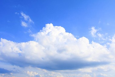 gökyüzü parlak ve bulutlu yaz aylarında güzel