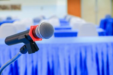 bir stand toplantı oda iç kablosuz mikrofon 