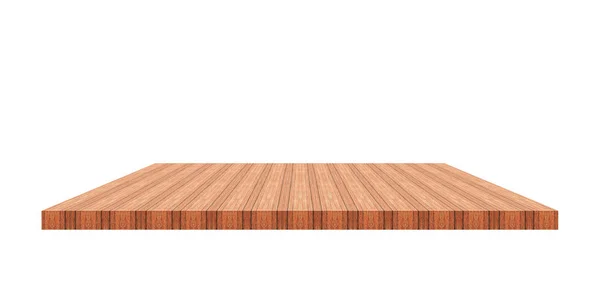 Houten planken ontwerp geïsoleerd op witte achtergrond voor uw Prod — Stockfoto