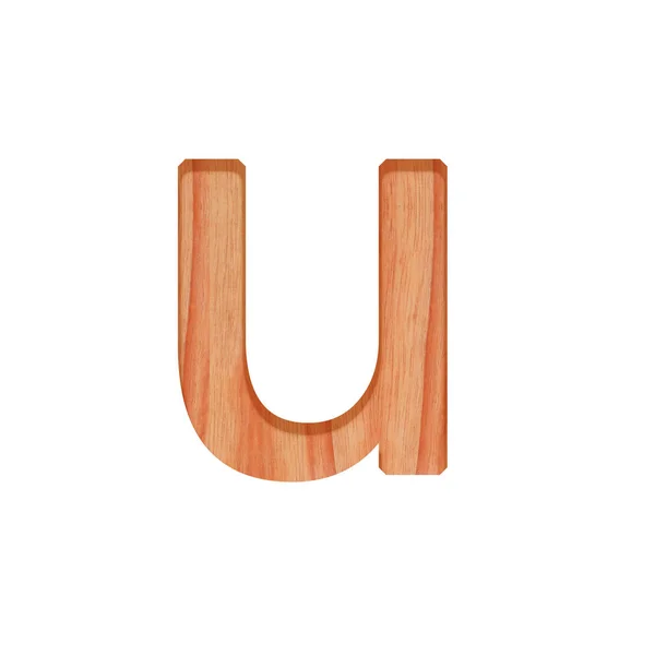 Alfabeto pequeno vintage de madeira. padrão de letra minúscula — Fotografia de Stock