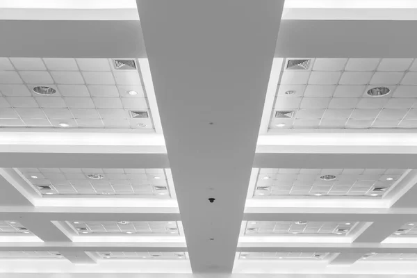 Ceiling of business interior office building and light neon — Stock Photo, Image