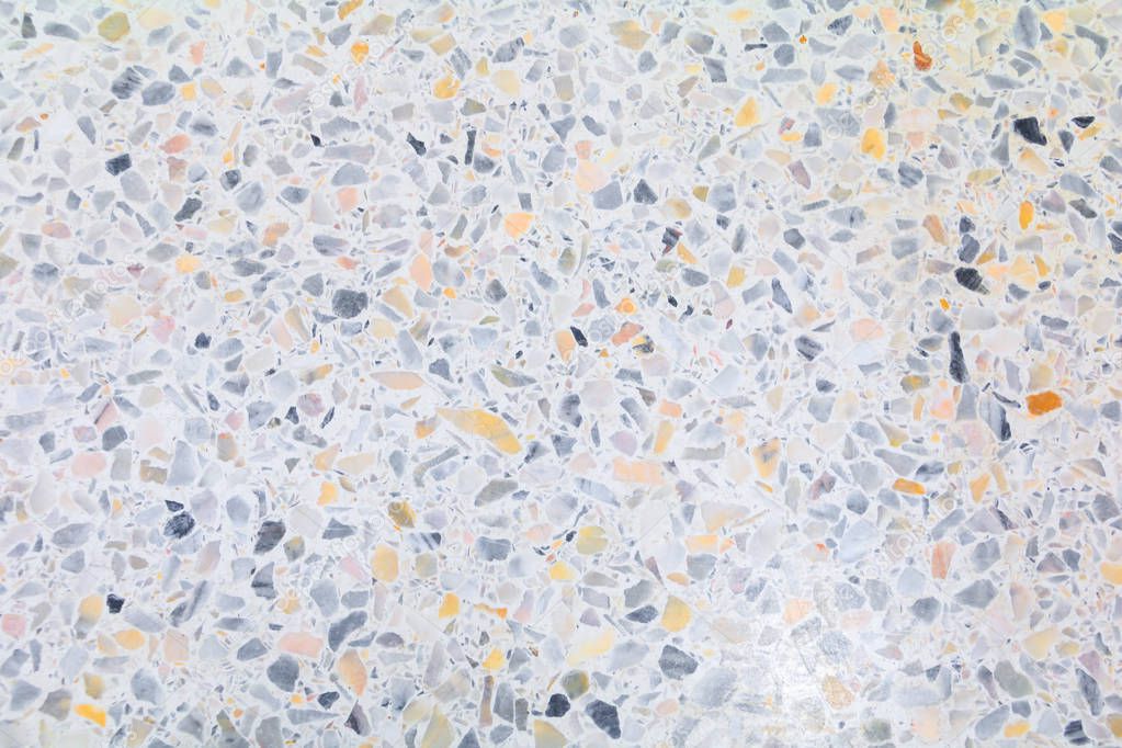 terrazzo flooring old texture or polished stone for background 