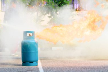 itfaiyeci gaz tankı egzersiz eğitim bir öğrenme sırasında 