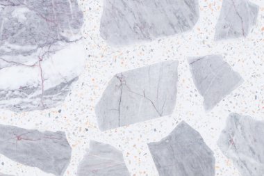 Terrazzo döşeme veya cilalı taş desen duvar 