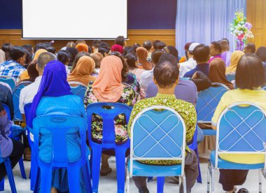 Eğitimseminerinde İş Erkek veya Kadın seminer idamı konferansı