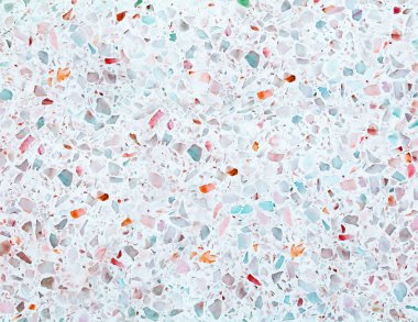terrazzo döşeme veya mermer monokrom eski. cilalı taş 