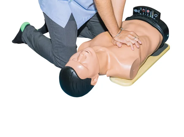CPR допомога манекенна медична підготовка — стокове фото