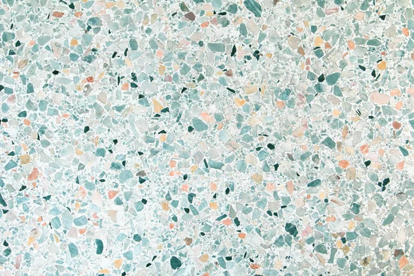 Terrazzo Bodenbeschaffenheit und Farbe kleiner Stein poliert Muster — Stockfoto