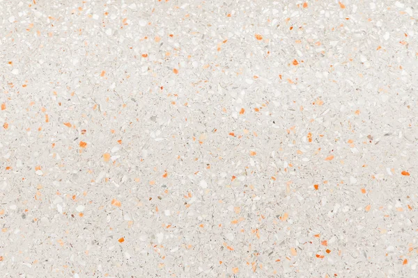 Terrazzo flooring which has Orange rock Small or marble old. — Stock Photo, Image
