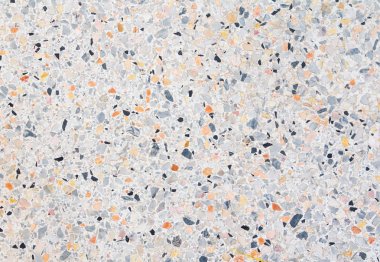 Terrazzo döşeme doku ve renk küçük taş cilalı desen