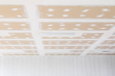 alçı pano tavan yapısı ve alçı harç duvar boyalı temel