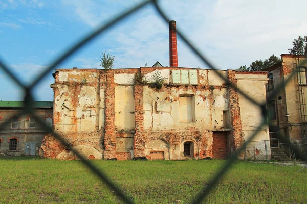 Casa Abbandonata Danneggiata Frydek Mistek Repubblica Ceca — Foto Stock