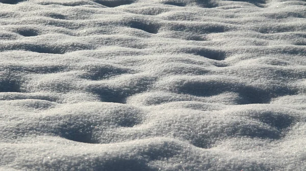 Oppervlak Van Sneeuw Met Hobbels Mooi Schaduwen Winter Nuttig Voor — Stockfoto