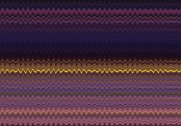 Abstract Mostly Purple Pattern Sharp Waves Yellow Ones Middle — Stock Photo, Image