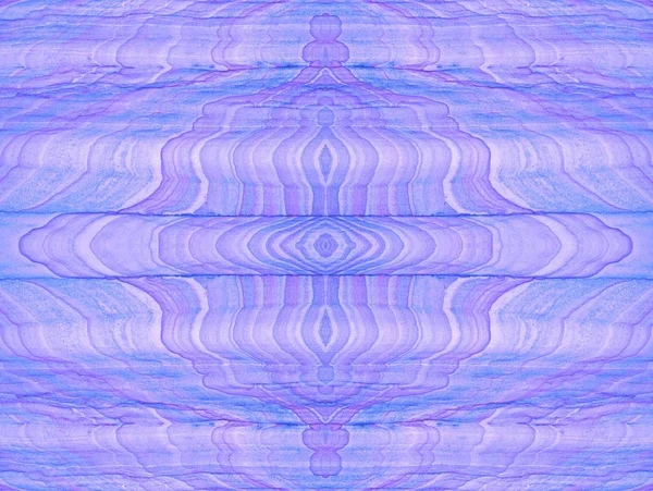美しい対称パターンと抽象的な青と紫の背景 — ストック写真