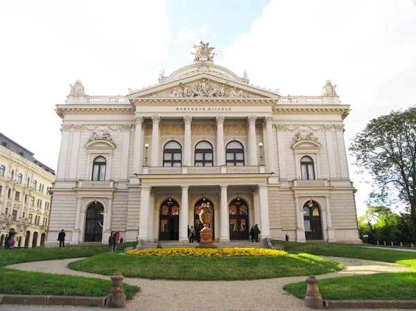 Beautiful Old Mahenovo Divadlo Theatre Brno Czech Republic — Stock Photo, Image