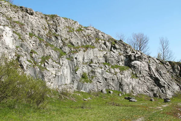 Rocks Former Limestone Quarry Kamenarka Stramberk Czech Republic — Stock Photo, Image