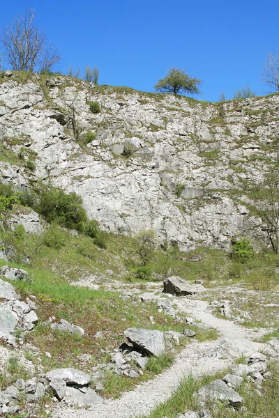 Rocks Former Limestone Quarry Kamenarka Stramberk Czech Republic — Stock Photo, Image