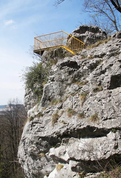 Point View Raskuv Kamen Rock Czech Republic — Stock Photo, Image