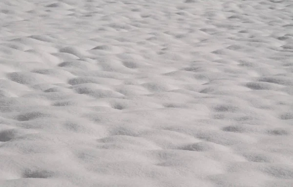 Ongerepte Oppervlak Van Sneeuw Grond — Stockfoto