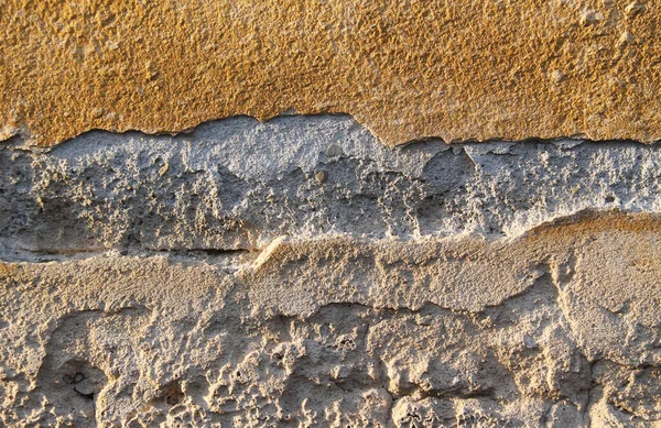 Detail Surface Old Desolated Wall Ruined House — Stock Photo, Image